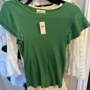 Anthropologie TLA top size L NWT